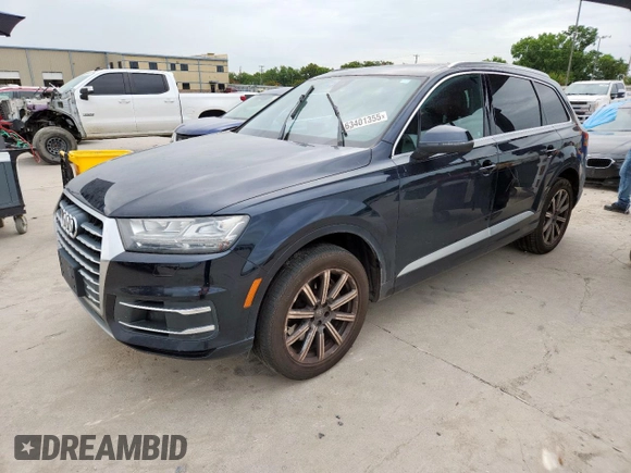 2017 Audi Q7 Premium Plus with VIN WA1LAAF71HD025184, listed as a Copart auction lot 63401355 with 109,933 mi miles and Clean title. Bid and sale history available at DreamBid. Image 1.