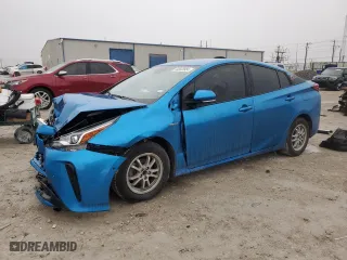 2022 Toyota Prius L Eco with VIN JTDKAMFU7N3170756, listed as a Copart auction lot 41975255 with 94,798 mi miles and Non Repairable. Bid and sale history available at carsss.com. Image 1.