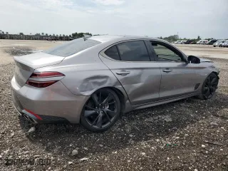 2023 Genesis G70 2.0T with VIN KMTG34TA0PU120631, listed as a Copart auction lot 45530444 with 8,325 mi miles. Bid and sale history available at carsss.com. Image 3.
