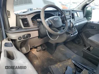 2020 Ford Transit Cargo with VIN 1FTBR3X80LKA72255, listed as a Copart auction lot 57000205 with 66,431 mi miles and Salvage Title. Bid and sale history available at DreamBid. Image 8.