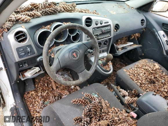 2004 Pontiac Vibe with VIN 5Y2SL62854Z402099, listed as a Copart auction lot 66095794 with 0 mi miles and Non Repairable. Bid and sale history available at carsss.com. Image 8.