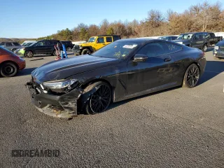 2023 BMW 8 Series M850i xDrive with VIN WBABC4C08PCL89799, listed as a Copart auction lot 44279794 with 0 mi miles. Bid and sale history available at carsss.com. Image 1.