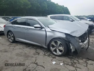2020 Honda Accord Touring with VIN 1HGCV2F90LA031054, listed as a Copart auction lot 55806185 with 76,678 mi miles and Salvage title. Bid and sale history available at DreamBid. Image 4.