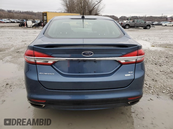 2018 Ford Fusion SE with VIN 3FA6P0T97JR249404, listed as a Copart auction lot 46704705 with 119,494 mi miles and Salvage Title. Bid and sale history available at carsss.com. Image 6.
