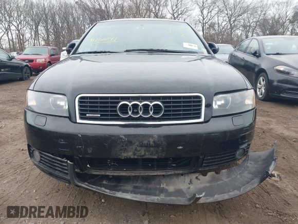 2003 Audi A4 1.8T with VIN WAULC68E73A239919, listed as a IAAI auction lot 41736041 with 999,999 mi miles. Bid and sale history available at carsss.com. Image 6.