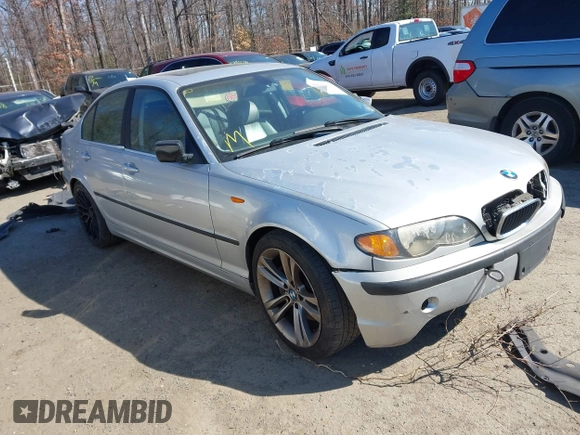 2002 BMW 3 Series 330i with VIN WBAEV534X2KM23627, listed as a IAAI auction lot 41622253 with 185,055 mi miles and . Bid and sale history available at DreamBid. Image 1.