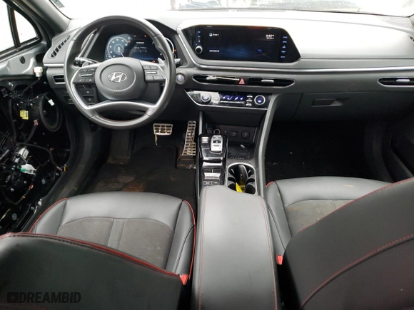 2022 Hyundai Sonata SEL Plus with VIN 5NPEJ4J2XNH140187, listed as a Copart auction lot 78442684 with 59,054 mi miles and Salvage Title. Bid and sale history available at carsss.com. Image 8.