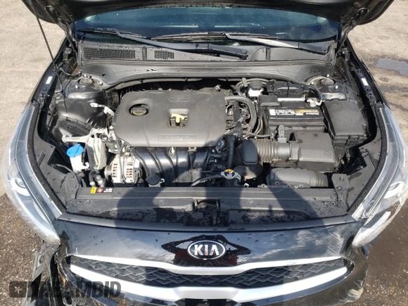 2021 Kia Forte LXS with VIN 3KPF24AD7ME354379, listed as a Copart auction lot 57523025 with Not provided miles and Salvage title. Bid and sale history available at DreamBid. Image 11.