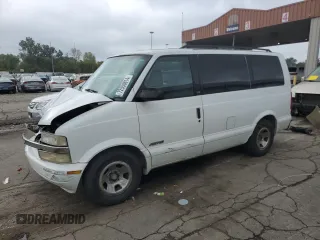 1999 Chevrolet Astro with VIN 1GNDM19W4XB148595, listed as a Copart auction lot 72550814 with 223,113 mi miles and Salvage Title. Bid and sale history available at carsss.com. Image 1.