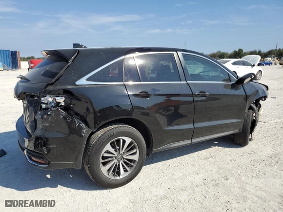 2017 Acura RDX w/Advance Pkg with VIN 5J8TB3H74HL019799, listed as a Copart auction lot 43825545 with 0 mi miles and Salvage Title. Bid and sale history available at carsss.com. Image 3.