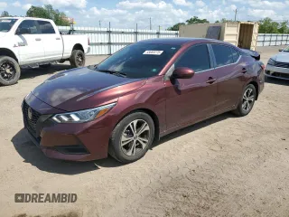 2021 Nissan Sentra SV z VIN 3N1AB8CVXMY248842, wystawiony jako Copart lot #55683275 z przebiegiem 60 999 mil mil oraz Szkoda całkowita • Salvage title. Historia ofert i sprzedaży dostępna na DreamBid. Obrazek 1.