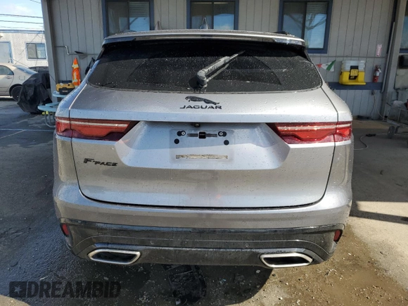 2021 Jaguar F-Pace S with VIN SADCJ2EU5MA664381, listed as a Copart auction lot 45389385 with 67,784 mi miles and Salvage title. Bid and sale history available at DreamBid. Image 6.