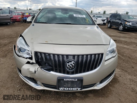 2015 Buick Regal with VIN 2G4GK5EXXF9127005, listed as a Copart auction lot 58827695 with 59,636 mi miles and Salvage title. Bid and sale history available at DreamBid. Image 5.