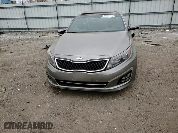 2015 Kia Optima SXL Turbo with VIN 5XXGR4A65FG458168, listed as a Copart auction lot 44966795 with 55,055 mi miles and Non Repairable. Bid and sale history available at DreamBid. Image 10.