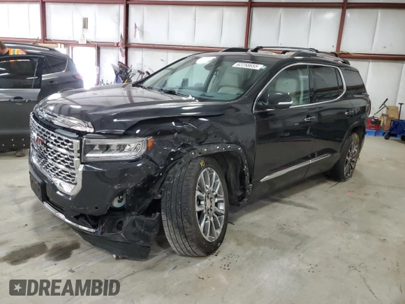 2020 GMC Acadia Denali with VIN 1GKKNPLS4LZ211495, listed as a Copart auction lot 62258655 with Not provided miles and Salvage title. Bid and sale history available at DreamBid. Image 1.