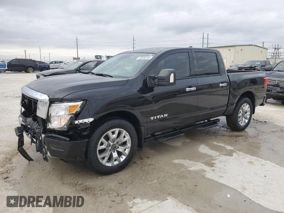 2024 Nissan Titan Pro-4X with VIN 1N6AA1ED3RN109827, listed as a Copart auction lot 42034245 with 4,076 mi miles and Salvage title. Bid and sale history available at DreamBid. Image 1.