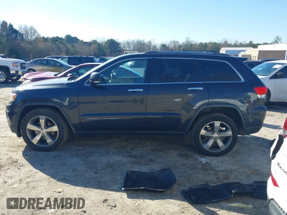 2014 Jeep Grand Cherokee Limited with VIN 1C4RJEBT5EC189033, listed as a IAAI auction lot 41156781 with 126,367 mi miles and . Bid and sale history available at DreamBid. Image 14.