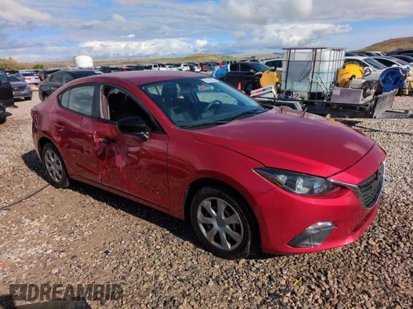 2015 Mazda 3 i SV with VIN JM1BM1T72F1228385, listed as a Copart auction lot 54739375 with 94,322 mi miles and Salvage Title. Bid and sale history available at DreamBid. Image 4.