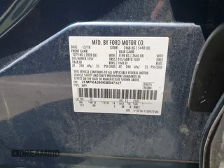 2019 Ford Edge SEL with VIN 2FMPK4J95KBB47327, listed as a IAAI auction lot 42765430 with 97,129 mi miles and . Bid and sale history available at DreamBid. Image 9.