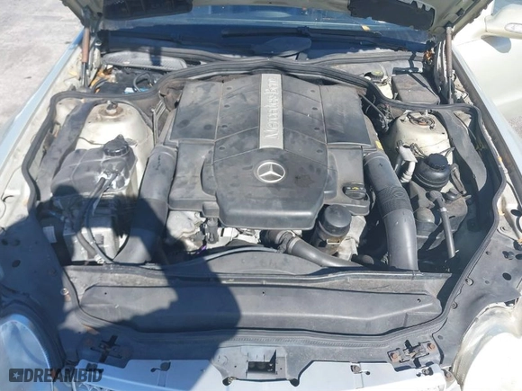2003 Mercedes-Benz SL-Class with VIN WDBSK75F23F010165, listed as a IAAI auction lot 41839222 with 162,753 mi miles. Bid and sale history available at carsss.com. Image 10.