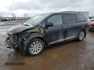 2012 Toyota Sienna XLE with VIN 5TDDK3DC3CS045999, listed as a Copart auction lot 47673225 with 290,448 mi miles and Salvage Title. Bid and sale history available at carsss.com. Image 1.