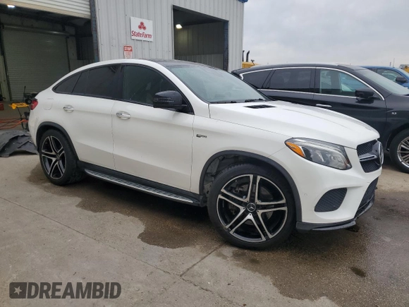 2019 Mercedes-Benz GLE 43 AMG with VIN 4JGED6EB7KA153944, listed as a Copart auction lot 50173945 with 118,802 mi miles and Salvage title. Bid and sale history available at DreamBid. Image 4.