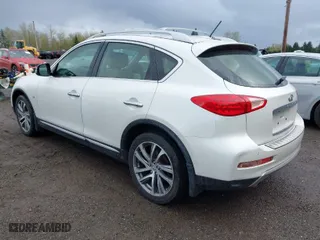 2017 Infiniti QX50 with VIN JN1BJ0RR0HM409520, listed as a IAAI auction lot 41998247 with 65,648 mi miles. Bid and sale history available at carsss.com. Image 3.