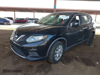 2016 Nissan Rogue SV with VIN KNMAT2MT4GP691031, listed as a IAAI auction lot 41629854 with 161,650 mi miles. Bid and sale history available at carsss.com. Image 19.