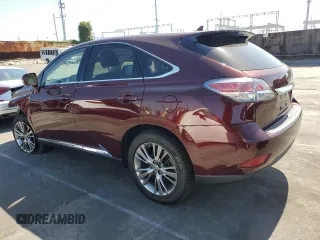 2013 Lexus RX 450h with VIN JTJZB1BA9D2008859, listed as a Copart auction lot 61040415 with 158,823 mi miles and Salvage title. Bid and sale history available at DreamBid. Image 2.