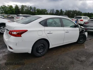 2017 Nissan Sentra S with VIN 3N1AB7AP4HY310918, listed as a Copart auction lot 56712545 with 142,360 mi miles and Salvage title. Bid and sale history available at DreamBid. Image 3.