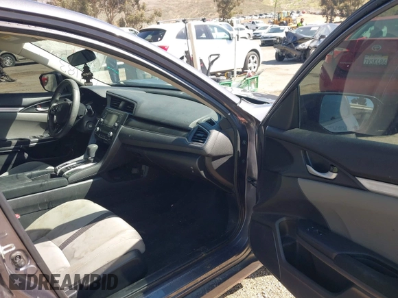 2019 Honda Civic Sedan LX with VIN 19XFC2F67KE204183, listed as a IAAI auction lot 41654678 with 107,306 mi miles. Bid and sale history available at carsss.com. Image 5.