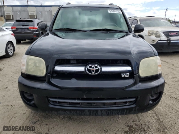 2005 Toyota Sequoia SR5 with VIN 5TDZT34A55S240653, listed as a Copart auction lot 53388055 with 203,916 mi miles and Clean Title. Bid and sale history available at carsss.com. Image 5.