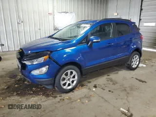 2020 Ford EcoSport SE z VIN MAJ6S3GL6LC317666, wystawiony jako Copart lot #59546455 z przebiegiem 30 311 mil mil oraz Szkoda całkowita • Salvage title. Historia ofert i sprzedaży dostępna na DreamBid. Obrazek 1.