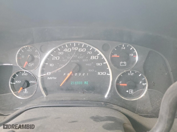 2009 Chevrolet Express Cargo Van with VIN 1GCGG25C091135463, listed as a Copart auction lot 74376704 with 214,888 mi miles and Salvage Title. Bid and sale history available at carsss.com. Image 9.