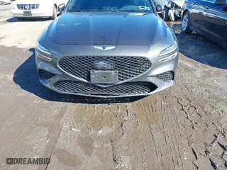 2023 Genesis G70 2.0T with VIN KMTG34TA9PU109174, listed as a IAAI auction lot 41582887 with 72,996 mi miles. Bid and sale history available at carsss.com. Image 6.