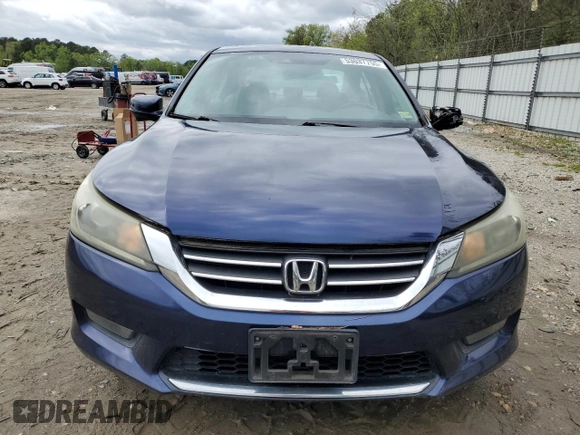 2014 Honda Accord Sedan EX-L with VIN 1HGCR2F85EA147056, listed as a Copart auction lot 53037755 with 100,564 mi miles and Salvage Title. Bid and sale history available at carsss.com. Image 5.