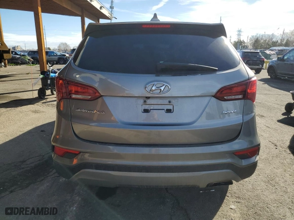 2017 Hyundai Santa Fe Sport 2.4L with VIN 5NMZT3LB4HH046200, listed as a Copart auction lot 46535115 with 112,594 mi miles and Salvage Title. Bid and sale history available at carsss.com. Image 6.