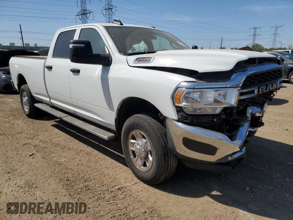 2024 Ram 2500 Tradesman with VIN 3C6UR5HJ9RG268806, listed as a Copart auction lot 55770535 with Not provided miles and Salvage title. Bid and sale history available at DreamBid. Image 4.