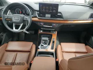 2021 Audi Q5 Prestige with VIN WA1CAAFY4M2039711, listed as a Copart auction lot 50945645 with 79,365 mi miles and Salvage Title. Bid and sale history available at carsss.com. Image 8.