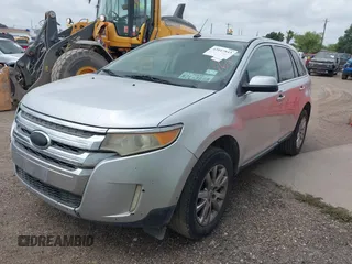 2014 Ford Edge Limited with VIN 2FMDK3KC9EBA19538, listed as a IAAI auction lot 42047843 with 216,100 mi miles. Bid and sale history available at carsss.com. Image 2.
