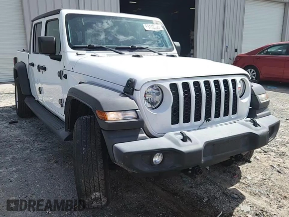 2020 Jeep Gladiator Sport S with VIN 1C6JJTAG0LL109695, listed as a Copart auction lot 63112895 with 53,491 mi miles and Non repairable. Bid and sale history available at DreamBid. Image 13.