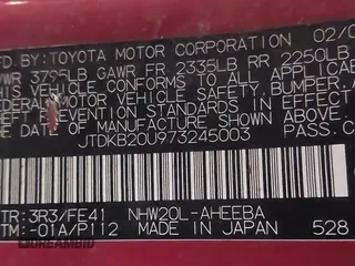 2007 Toyota Prius z VIN JTDKB20U973245003, wystawiony jako IAAI lot #42151888 z przebiegiem 251 212 mil mil oraz . Historia ofert i sprzedaży dostępna na DreamBid. Obrazek 9.