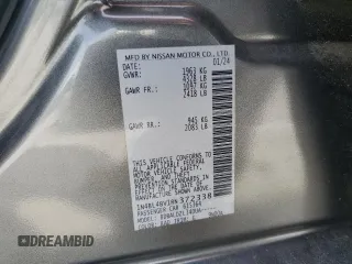 2024 Nissan Altima 2.5 S with VIN 1N4BL4BV1RN372338, listed as a Copart auction lot 49008415 with 43,463 mi miles and Salvage Title. Bid and sale history available at carsss.com. Image 13.