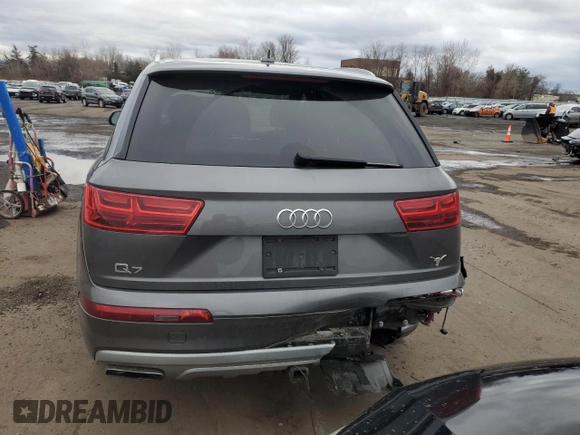 2019 Audi Q7 Premium Plus with VIN WA1LAAF7XKD013901, listed as a Copart auction lot 47856365 with 87,419 mi miles and Salvage Title. Bid and sale history available at carsss.com. Image 6.