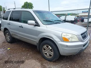 2003 Honda Pilot EX z VIN 2HKYF18653H505233, wystawiony jako IAAI lot #42512963 z przebiegiem 317 860 mil mil oraz . Historia ofert i sprzedaży dostępna na DreamBid. Obrazek 1.