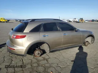 2004 Infiniti FX35 with VIN JNRAS08W94X201092, listed as a Copart auction lot 79735364 with 248,646 mi miles and Salvage Title. Bid and sale history available at carsss.com. Image 3.