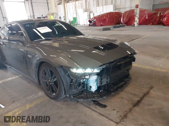 2024 Ford Mustang GT with VIN 1FA6P8CF9R5419104, listed as a IAAI auction lot 42304522 with 6,721 mi miles and . Bid and sale history available at DreamBid. Image 21.