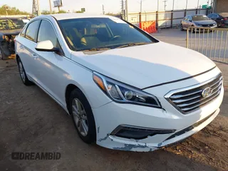 2015 Hyundai Sonata SE z VIN 5NPE24AF7FH238580, wystawiony jako IAAI lot #42032781 z przebiegiem 115 455 mil mil oraz . Historia ofert i sprzedaży dostępna na DreamBid. Obrazek 1.