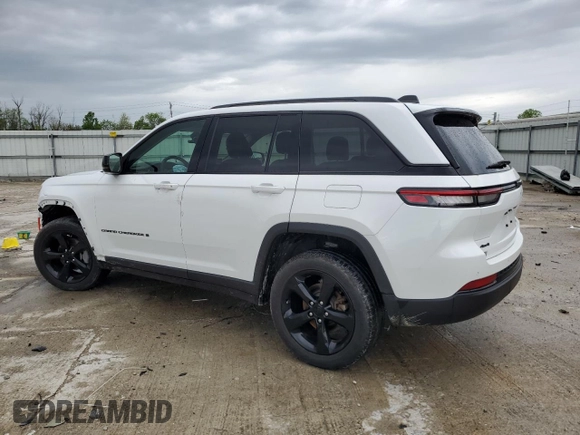 2024 Jeep Grand Cherokee Limited with VIN 1C4RJHBG2RC704502, listed as a Copart auction lot 55477845 with 8,144 mi miles and Salvage title. Bid and sale history available at DreamBid. Image 2.