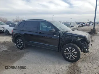 2023 Volkswagen Tiguan S with VIN 3VVFB7AX8PM085672, listed as a Copart auction lot 46102945 with 11,151 mi miles and Salvage title. Bid and sale history available at DreamBid. Image 4.